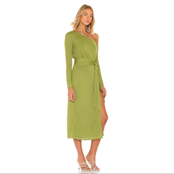 REVOLVE Lovers and Friends Kayla Midi Dress in Green Size S - Picture 3 of 7